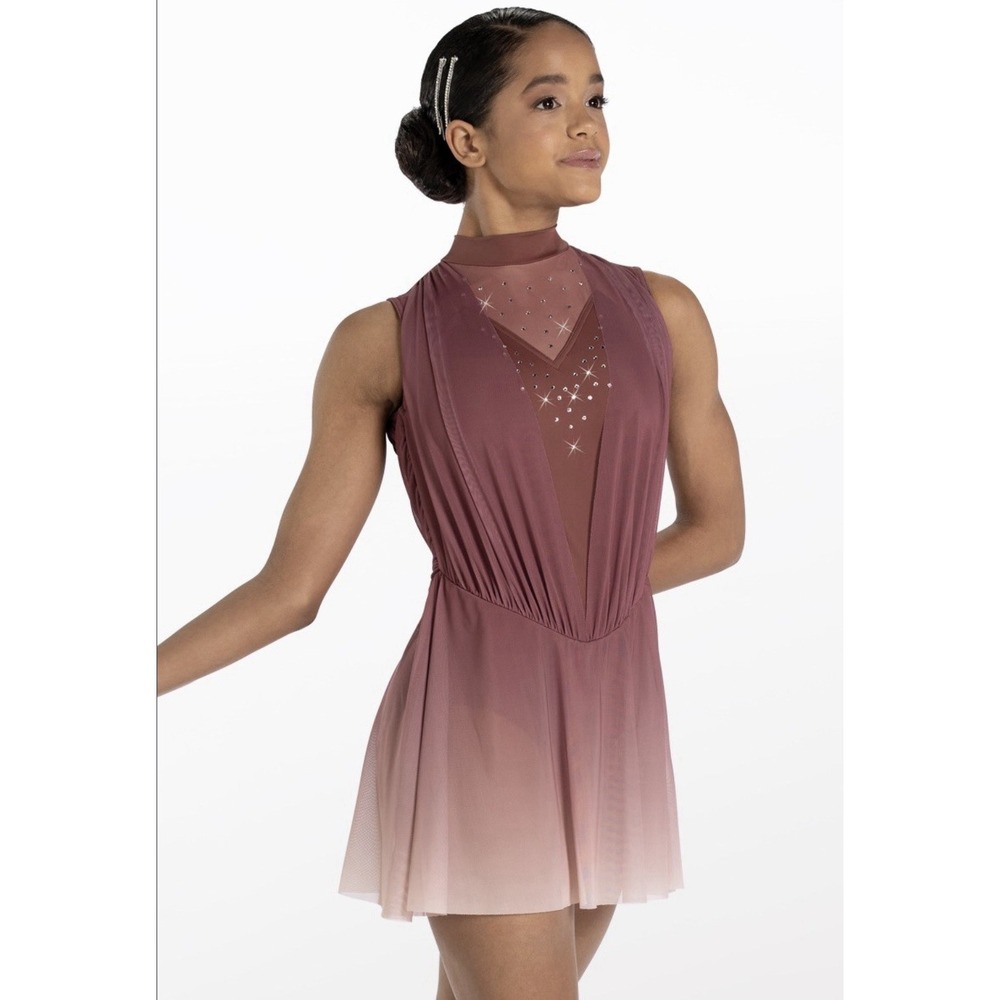 Weissman MC What The World Needs Now Mauve Ombre Lyrical Dance Costume 13872